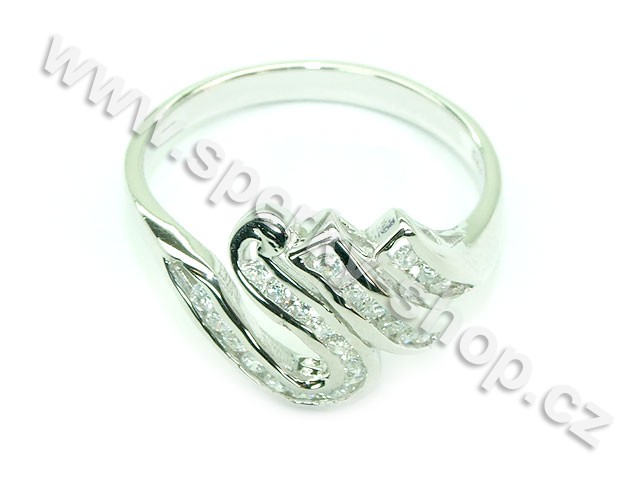 stříbrný prsten pro ženy