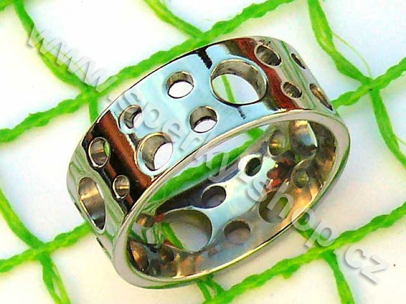 Ocelový prsten Pocket