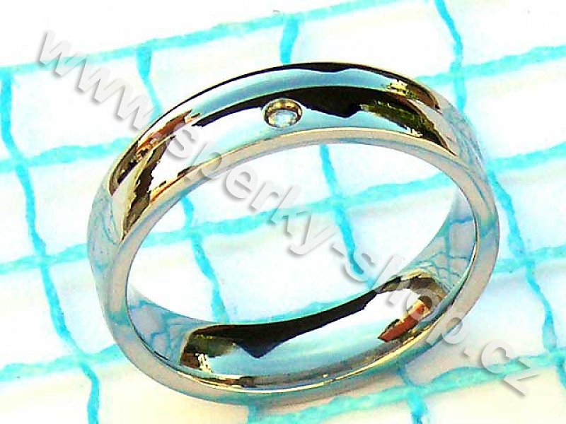 Prsten z oceli pro ženy i muže Luxury
