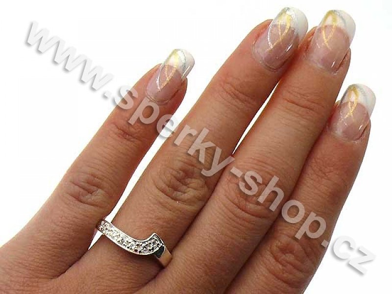 Prsten stříbrný Ag 925/1000 - TYP008