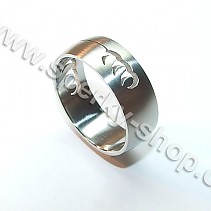 Prsten z lékařské oceli Cut