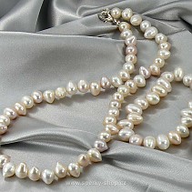 Luxusní perly dárková sada v bílé barvě 88g