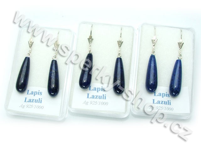 náušnice lapis lazuli